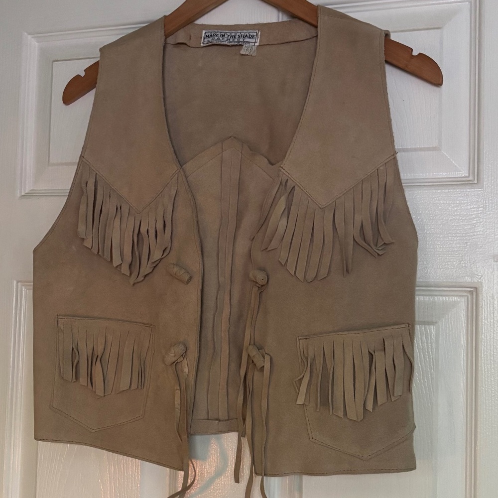 Vintage Suede Leather Vest